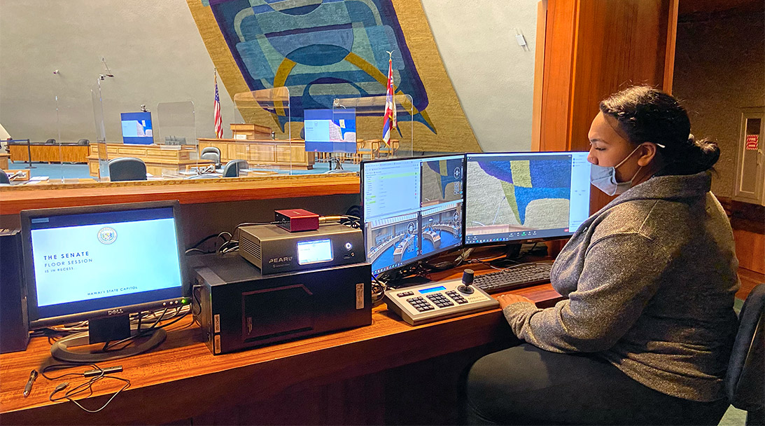 Pearl-2 and NDI power frictionless video production for Hawaii State Senate image