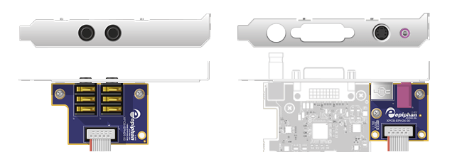 DVI2PCIe AV Kit in Full-Height Configuration