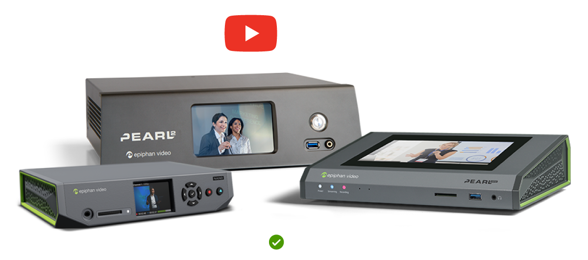 YouTube Live verified encoder