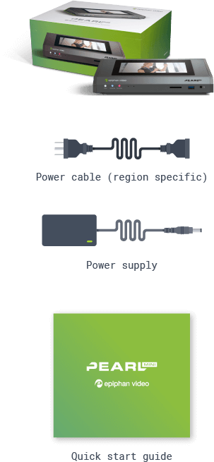 Pearl Mini: What's in the box?